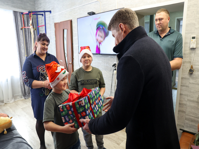 Олег Кожемяко исполнил новогоднее желание юного приморца.