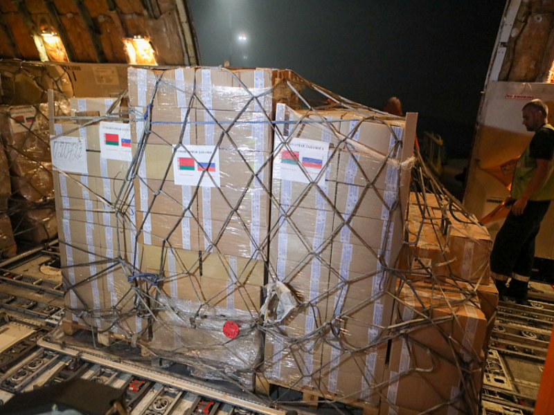 72 тонны гуманитарной помощи доставили в Приморье из Республики Беларусь.